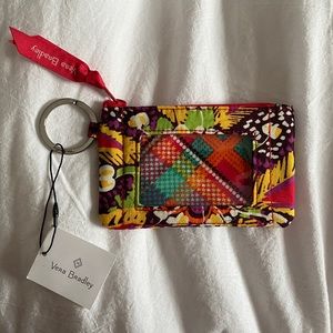 Vera Bradley-Zip ID Case in Rumba (discontinued pattern) New with Tags!